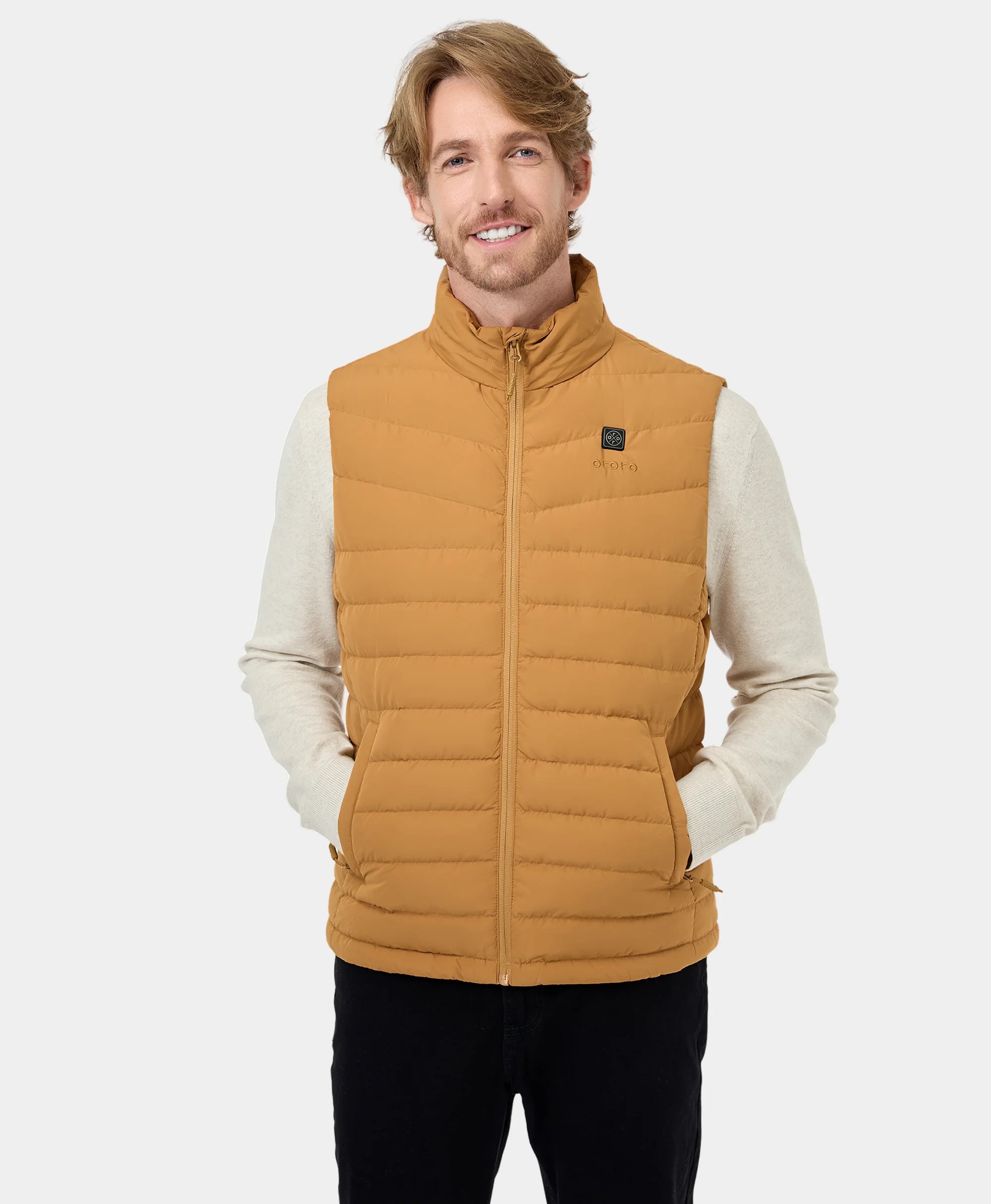 Men's Heated Lightweight Down Vest - New Colors