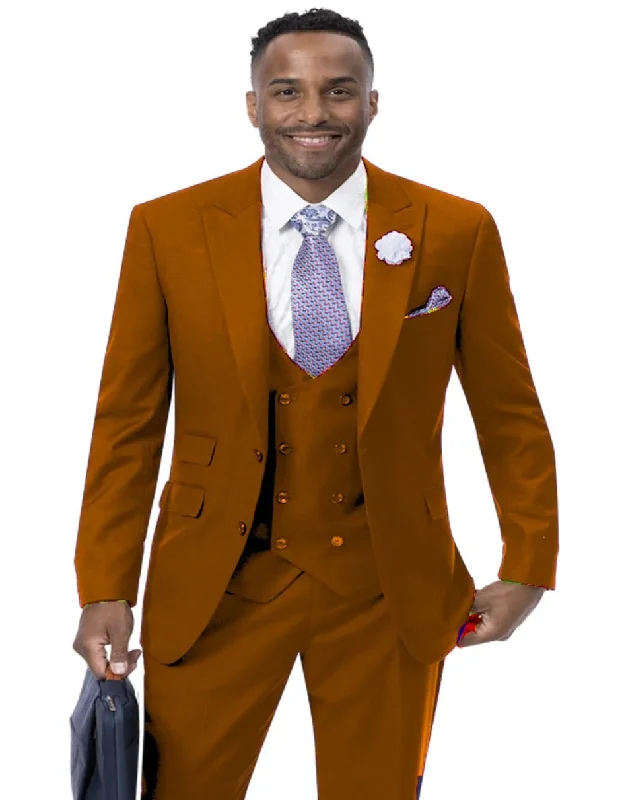 Brown Wedding Suit - Jacket + Pants - Brown Tuxedo - brown wedding suits and tuxedos