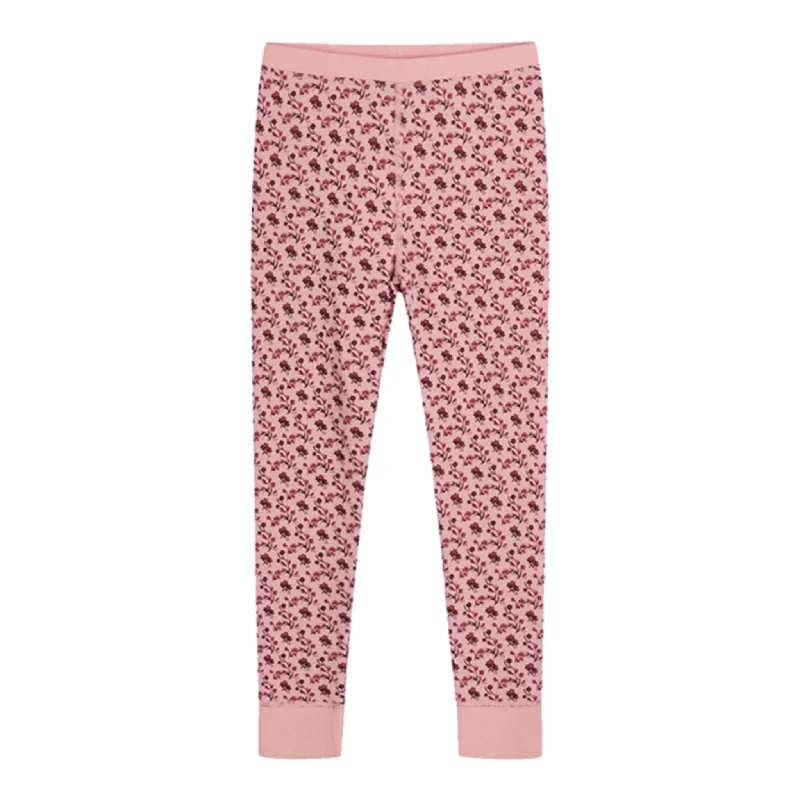 Hust & Claire Baby Dusty Rose Laso Leggings