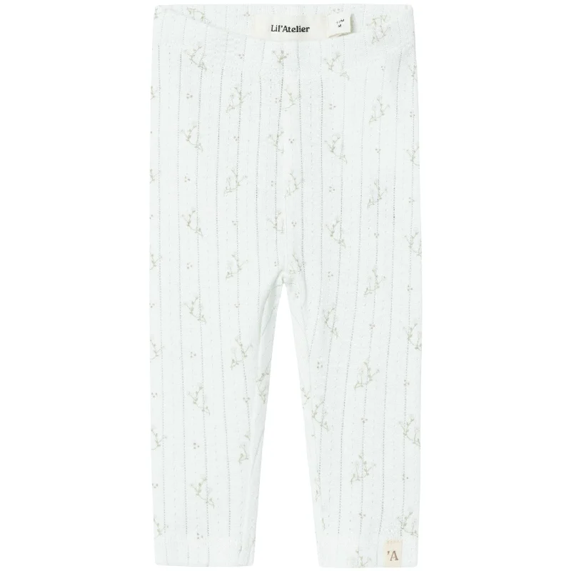 Lil'Atelier Coconut Milk Rachello Dee Slim Leggings