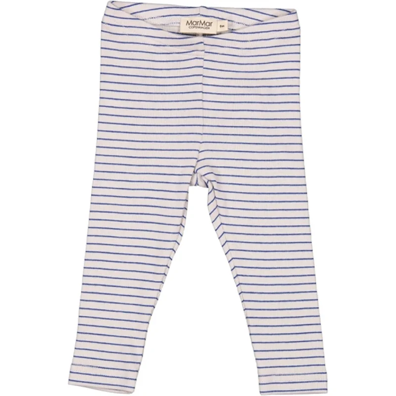 MarMar Modal Rib Space Blue Stripe Leggings