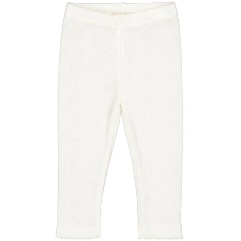 MarMar Wool Pointelle Natural Leggings