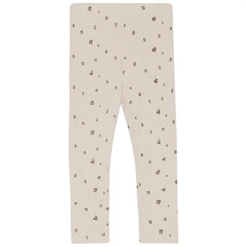 Monsieur Mini Mini Chocolate AOP Simple Leggings