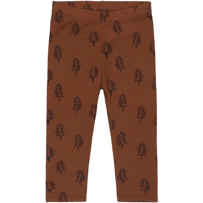 Soft Gallery Brown Patina Paula Tree Wool Leggings