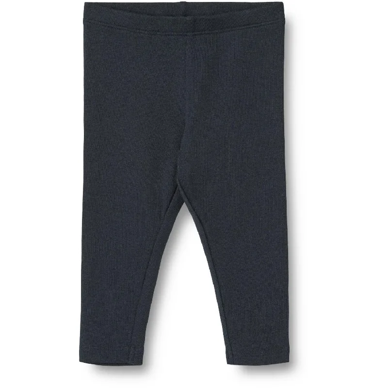 Wheat Navy Rib Leggings Maddy