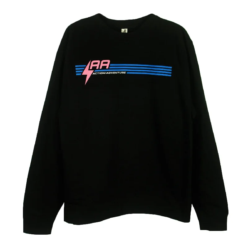 Action/Adventure Black - Crewneck