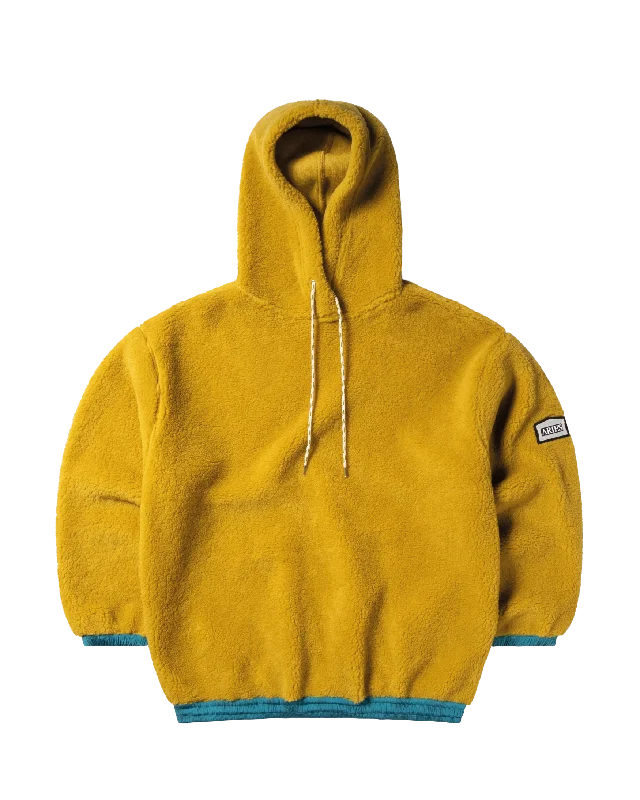 Oversized Fleece Nylon Hoodie