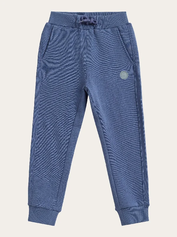 Badge jog pant - Moonlight Blue