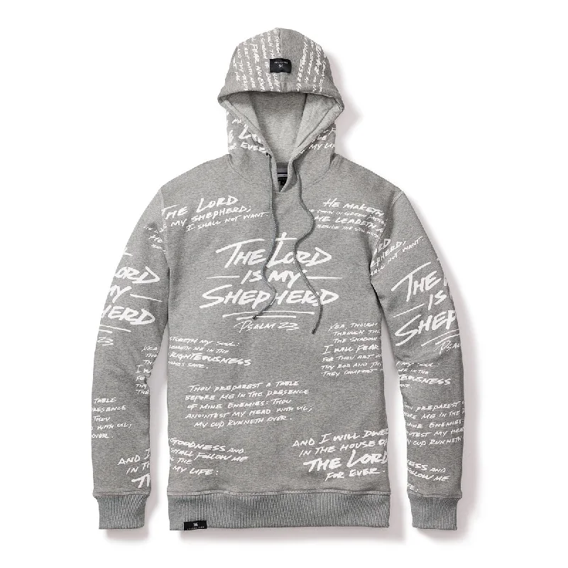 Psalm 23 Hoodie - Heather Gray