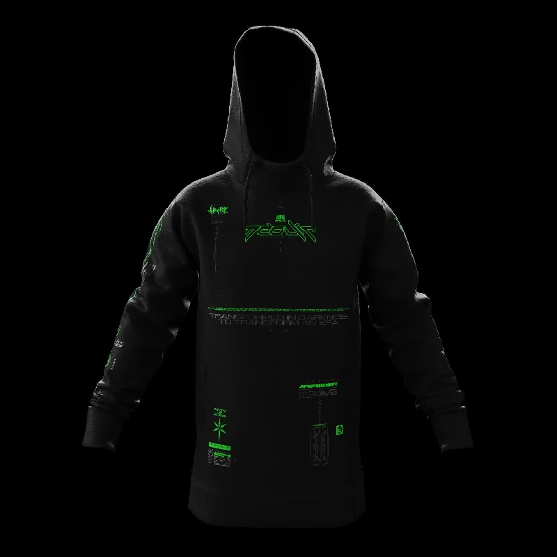 FLX hoodie ( UV GREEN )