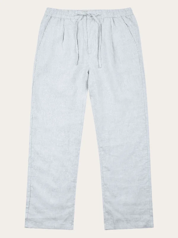 Loose linen pant - Dusk Blue