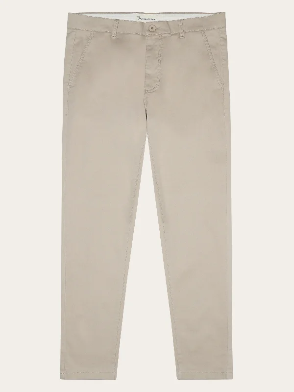 LUCA slim twill chino pants - Light feather gray