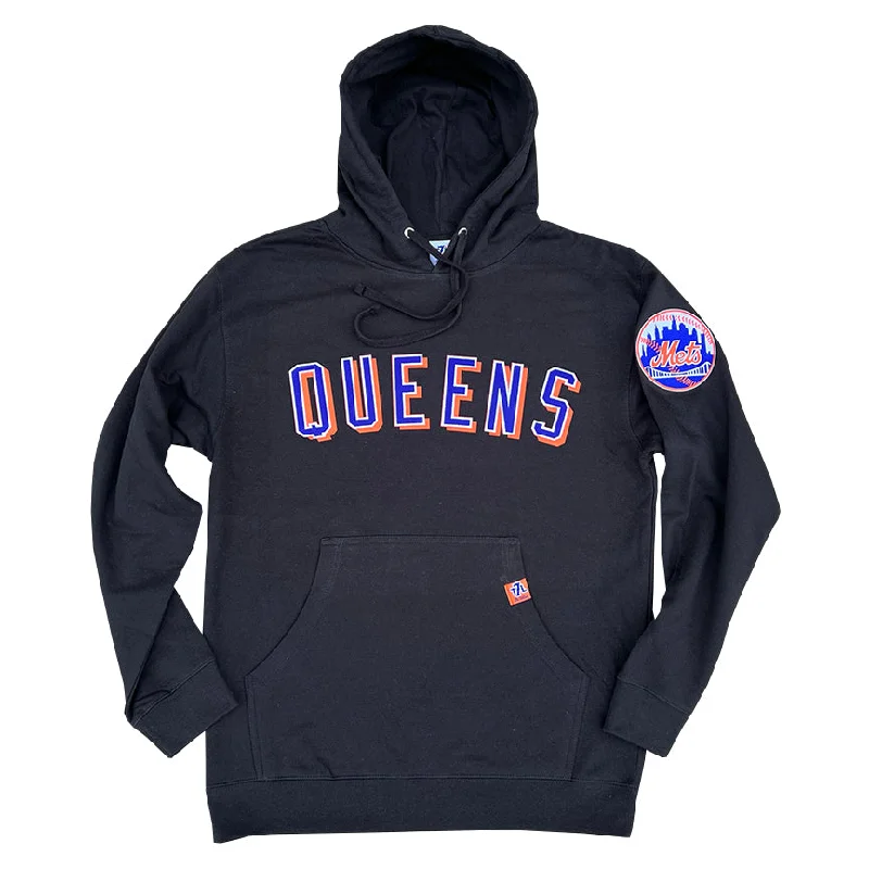 QUEENS "Shea Road" Mets (HOODIE) - BLACK