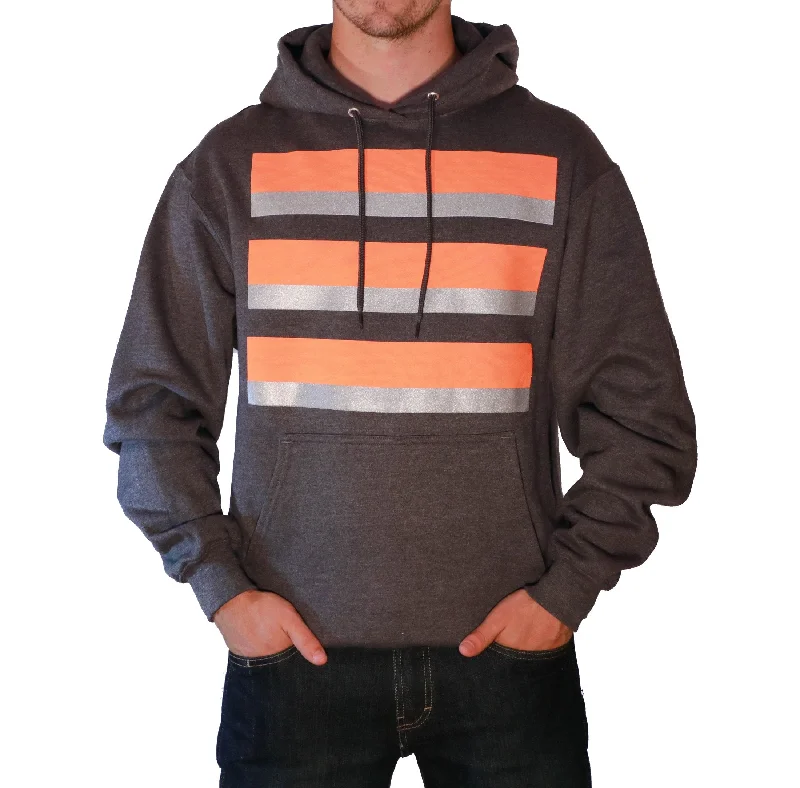 Whistle Workwear Safety Hoodie_Charcoal/Orange